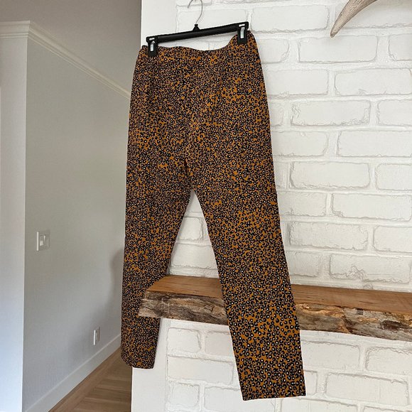 Who What Wear Leopard Print Pull-On Skinny Pants - Sz 6 - Picture 6 of 6